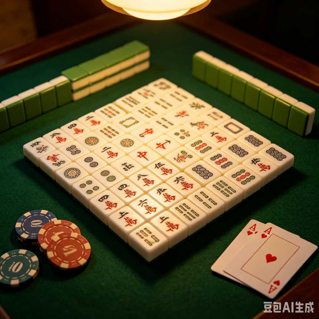 luxury carving mahjong tiles